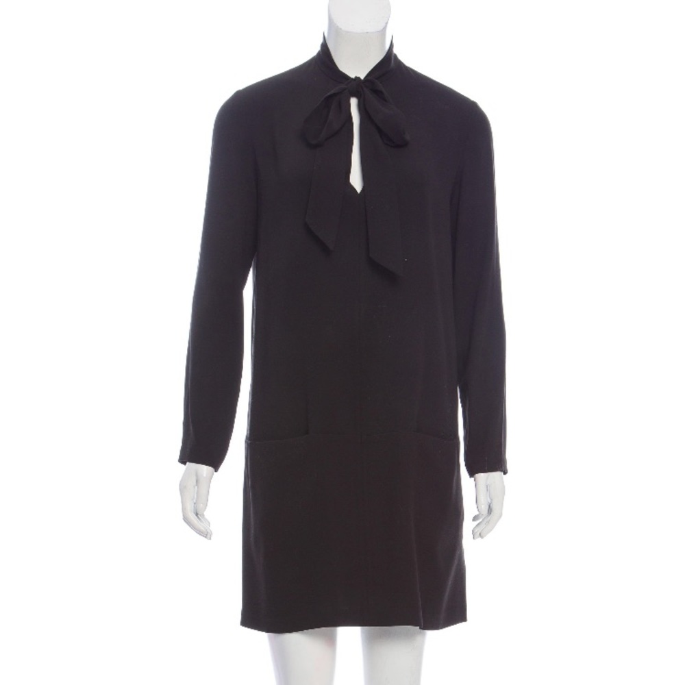 The Row sheath dress with tie neck NWT